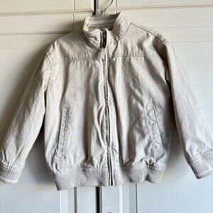 Kitestrings by‎ Hartstrings Boys 4 Khaki Tan Beige Cotton Spring Jacket Coat